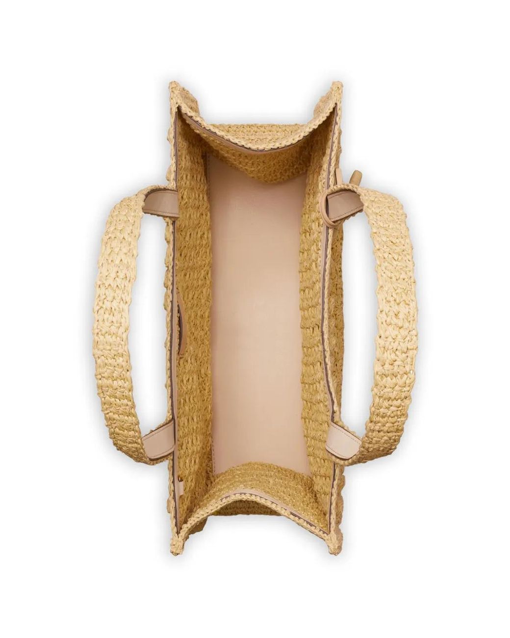 Tory Burch Natural Small Ella Hand-Crocheted Popcorn Tote