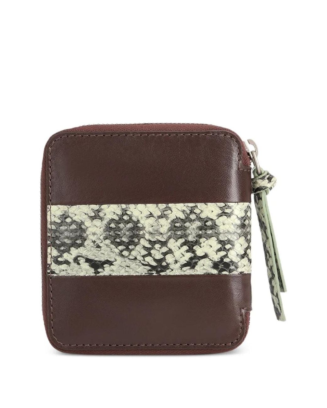 Dries Van Noten Brown Leather Wallet for men