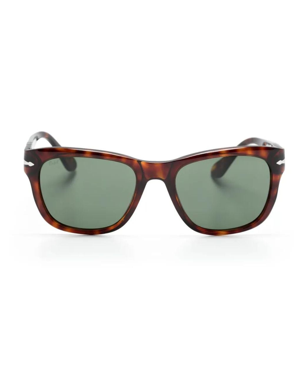 Persol Gray Po3313S Tortoiseshell-Effect Sunglasses