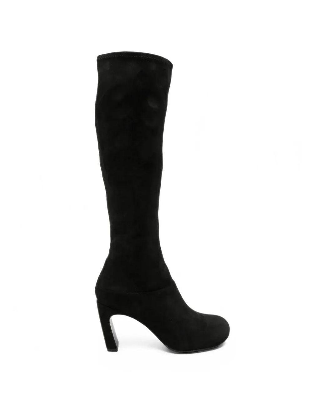 Ash Black Emmy Suede-Finish Knee-High Boots