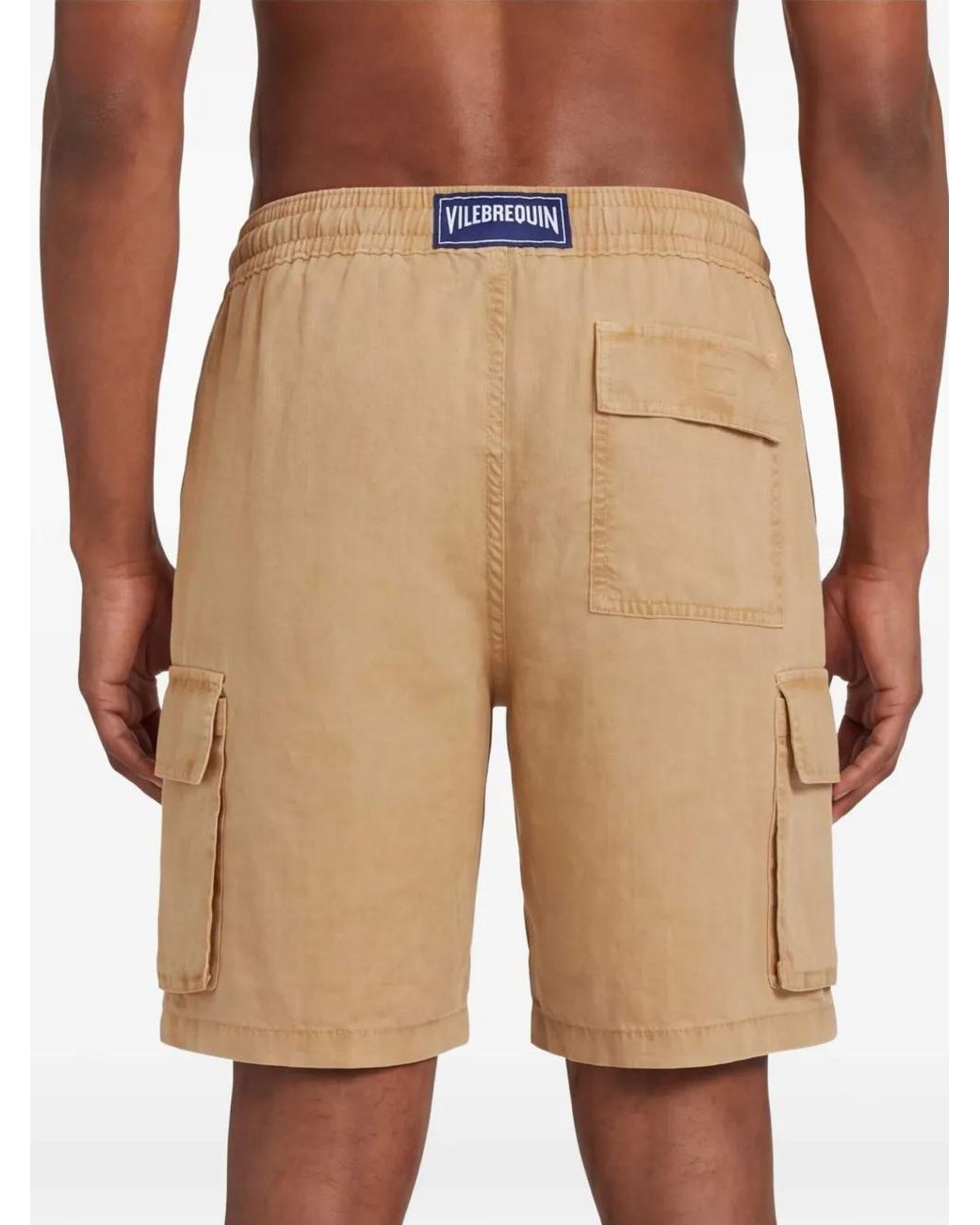 Vilebrequin Natural Cargo Pockets Swim Shorts for men
