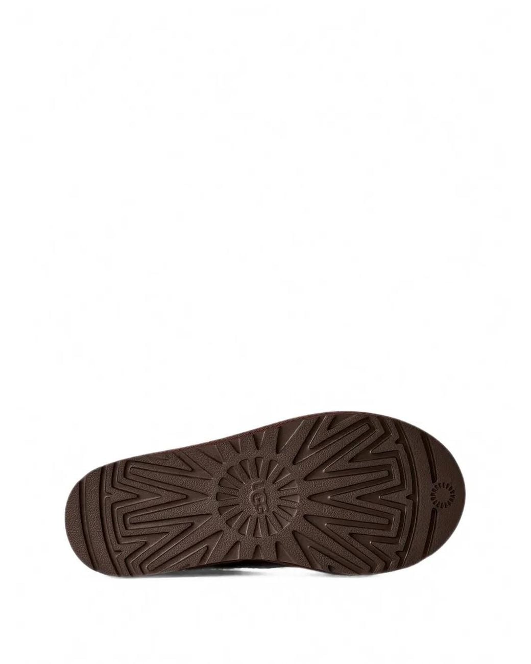 Ugg Brown Tasman Ii Embroidered Slippers