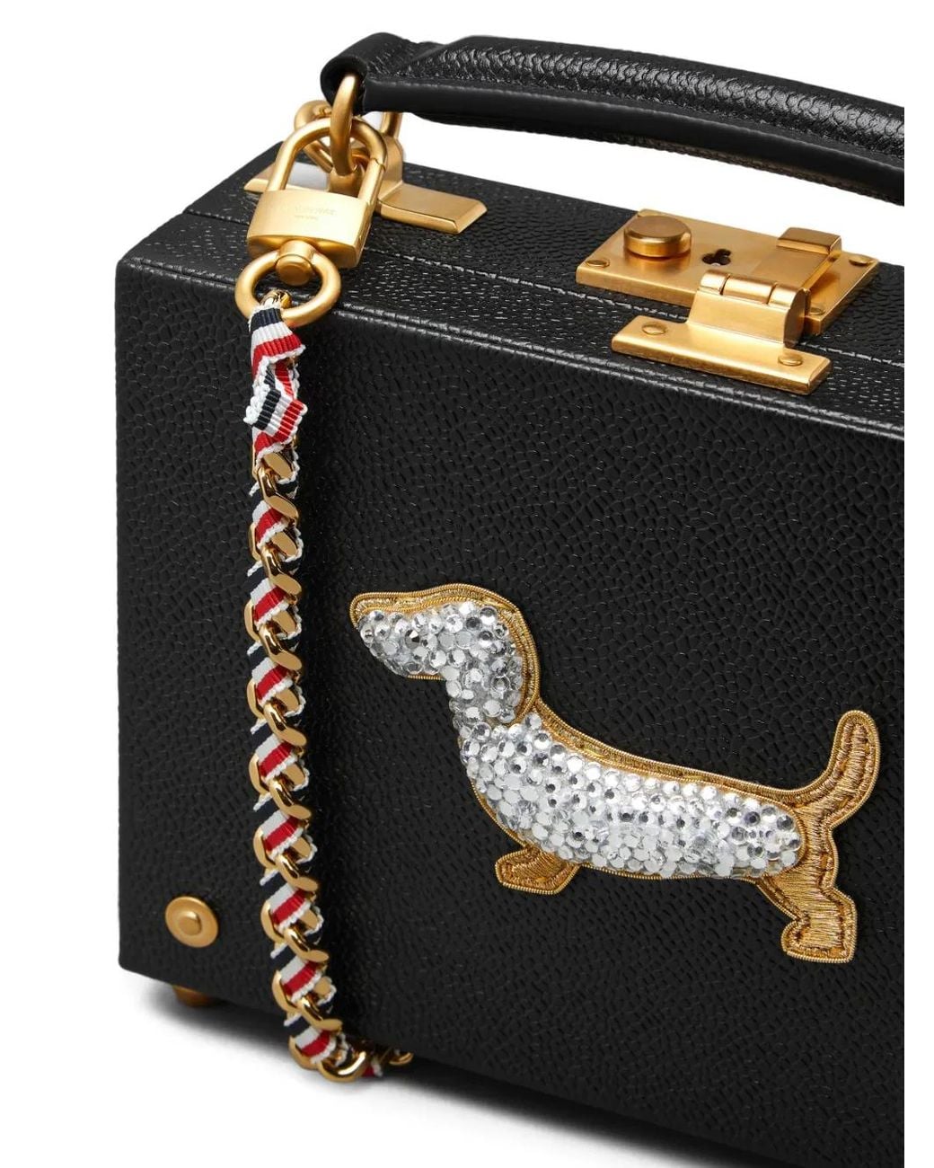 Borsa Hector Micro di Thom Browne in Black