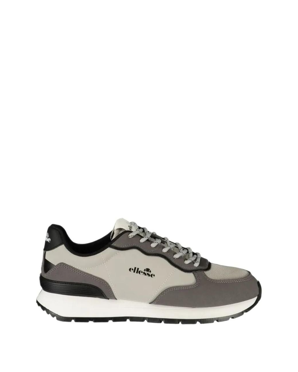Ellesse White Panelled Logo-Print Sneakers for men