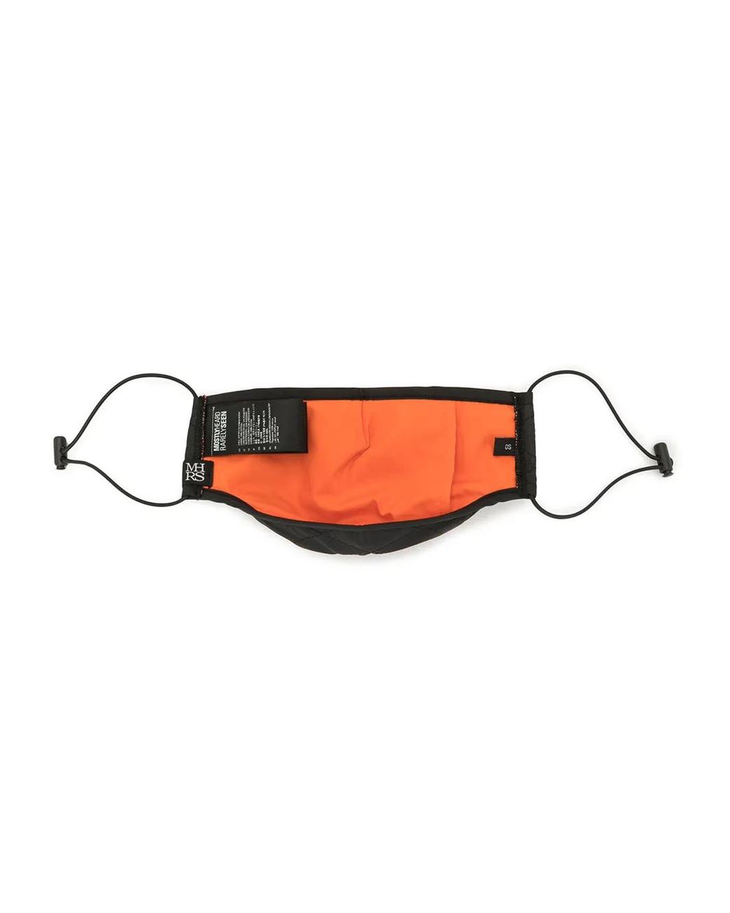 Mostly Heard Rarely Seen Black Quilted Face Mask for men