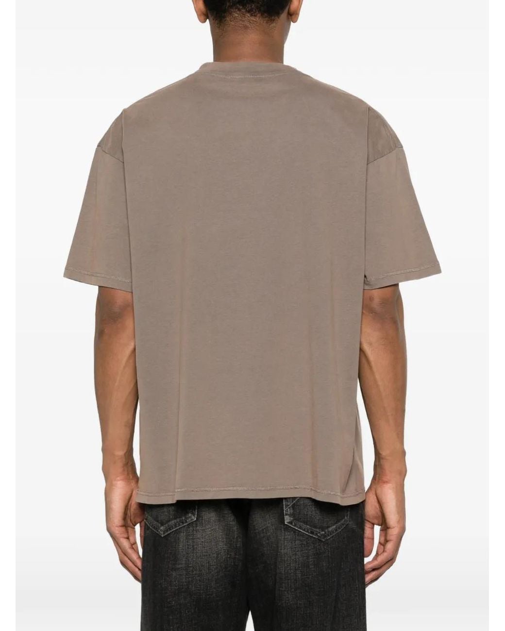 Represent Gray Western Initial T-Shirt for men
