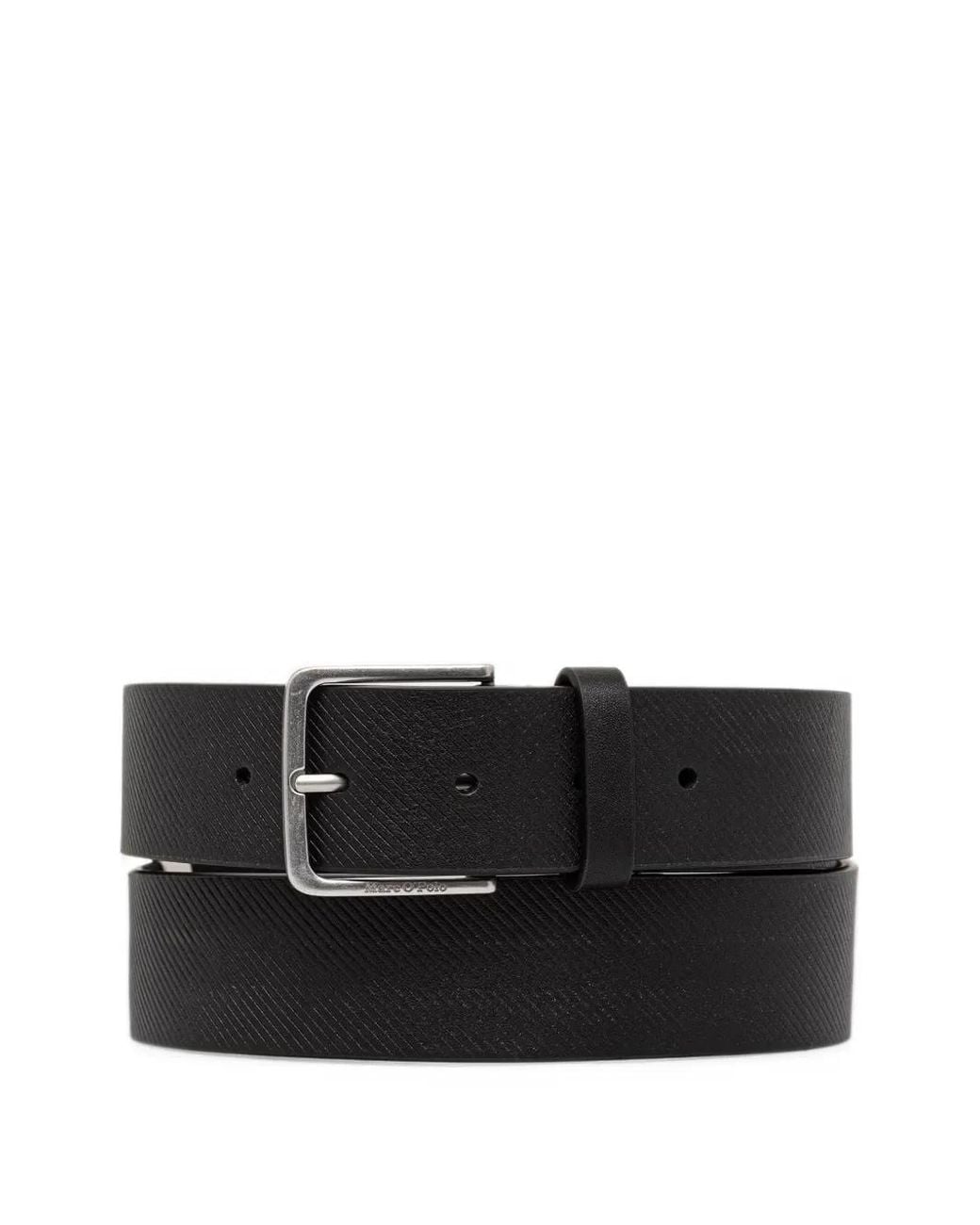 Marc O' Polo Black Luan Textured Leather Belt for men