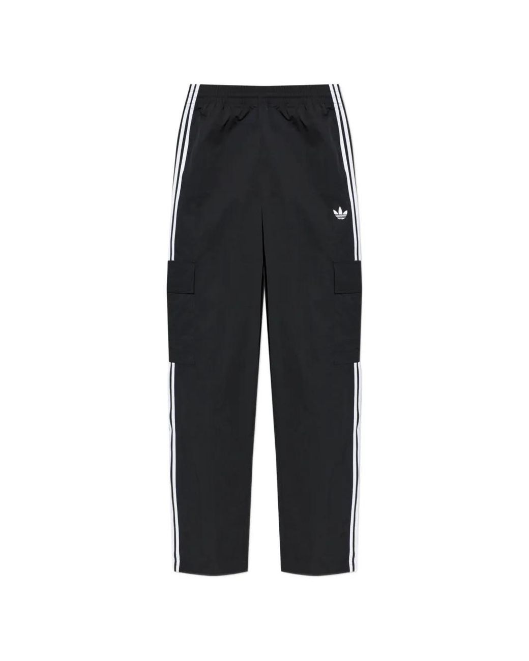 Adidas Black Adicolor Classics 3-Stripes Cargo Trousers for men