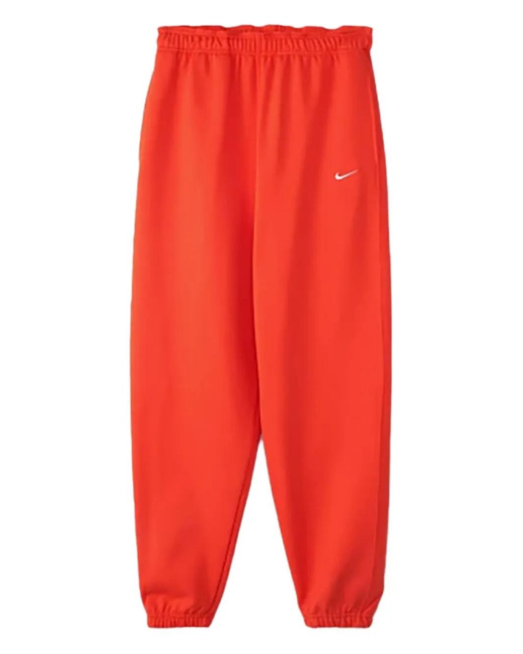 Nike Red Fleece Track Pants for men