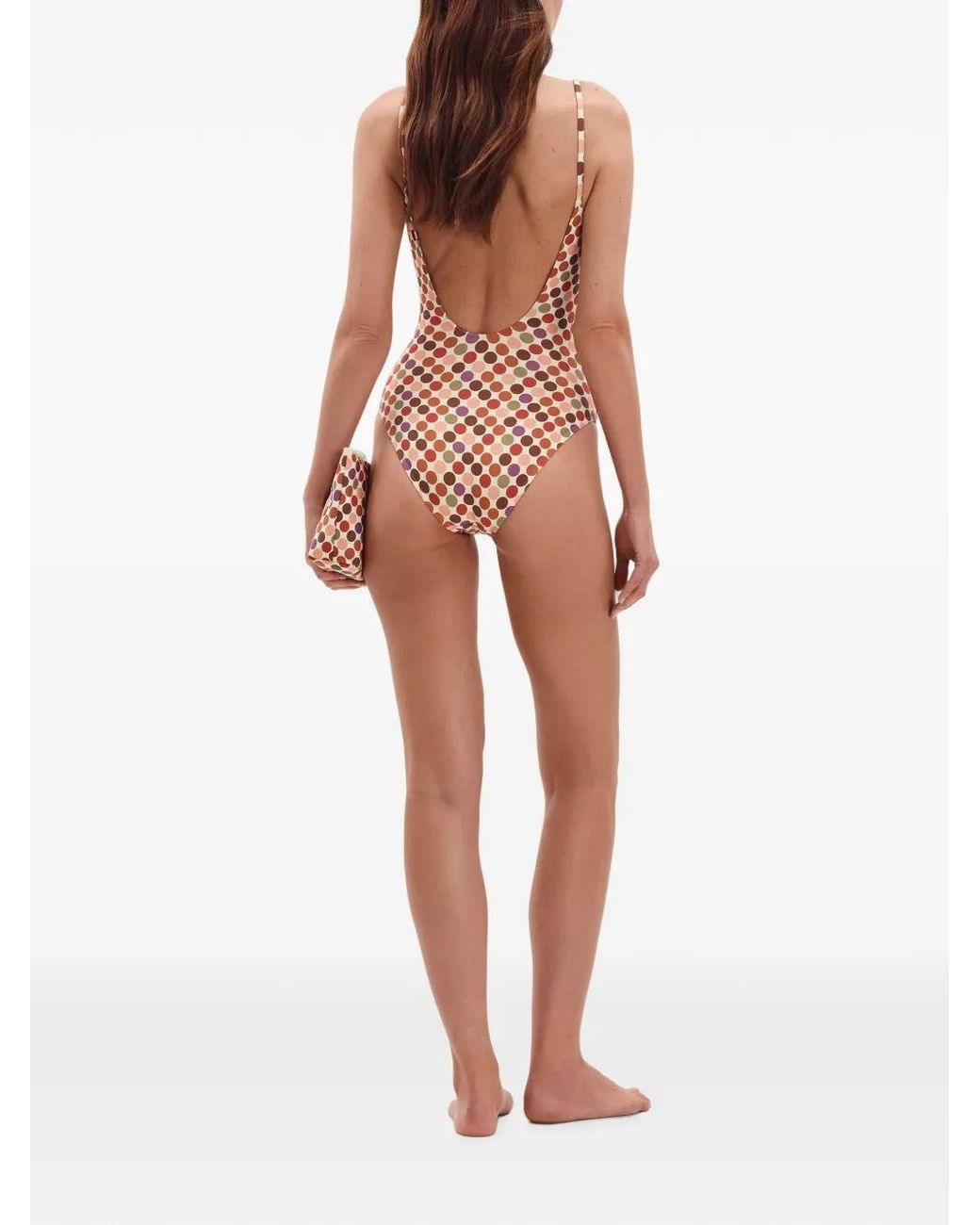 Eres Pink Polka-Dot One-Piece Swimsuit