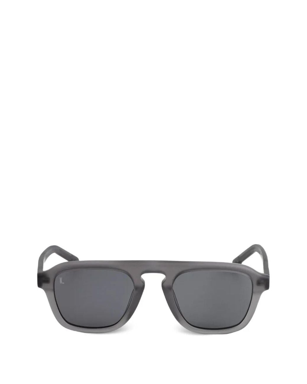 Kaleos Eyehunters Gray Crowne Square-Frame Sunglasses for men