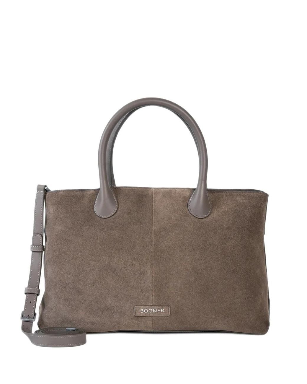 Bogner Brown Loges Valesca Suede Tote Bag