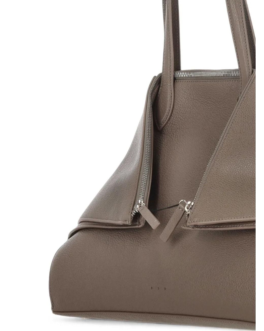 Aesther Ekme Brown Sac Porté Épaule À Fini Grainé