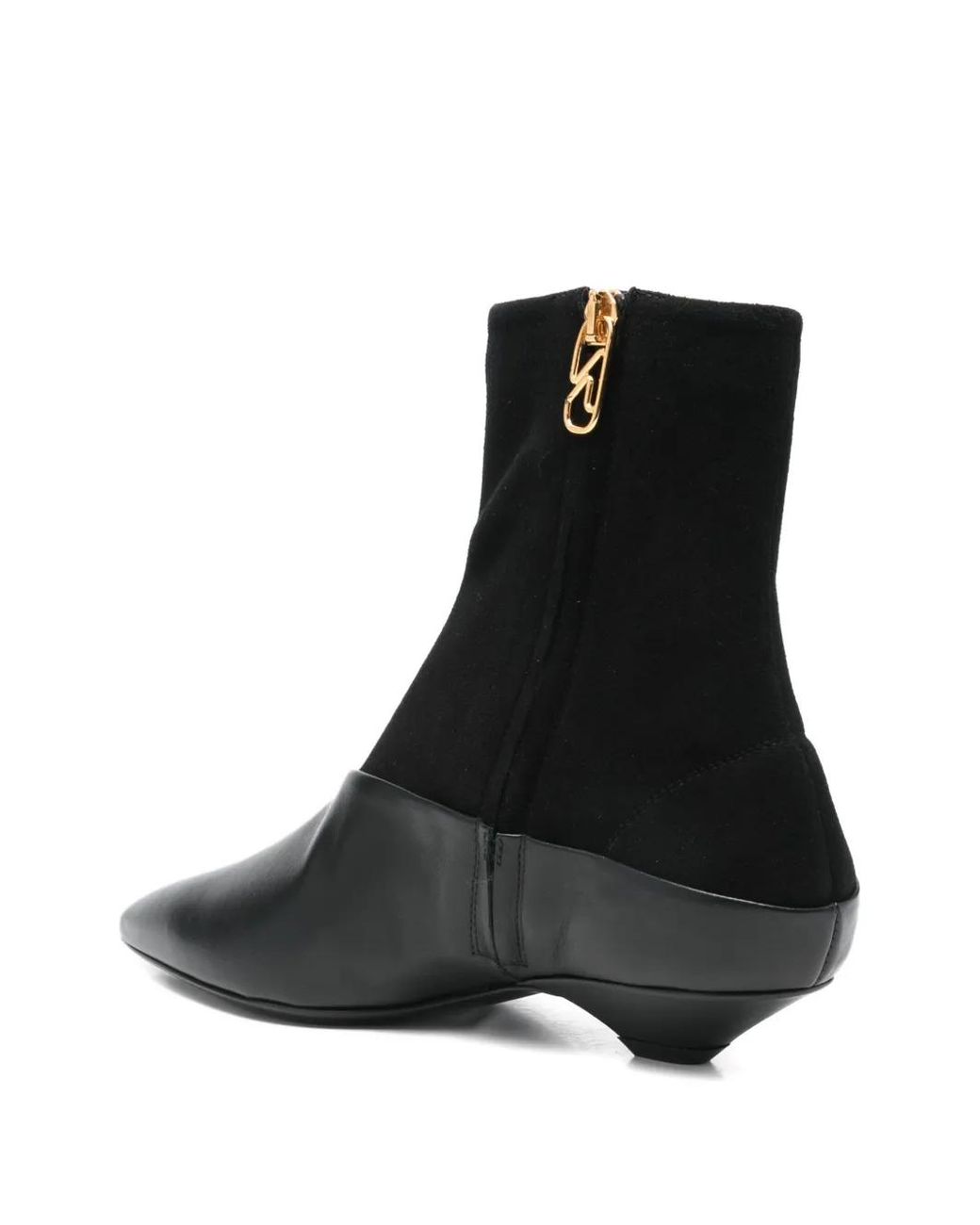 Sergio Rossi Black 30Mm Pointed-Toe Boots