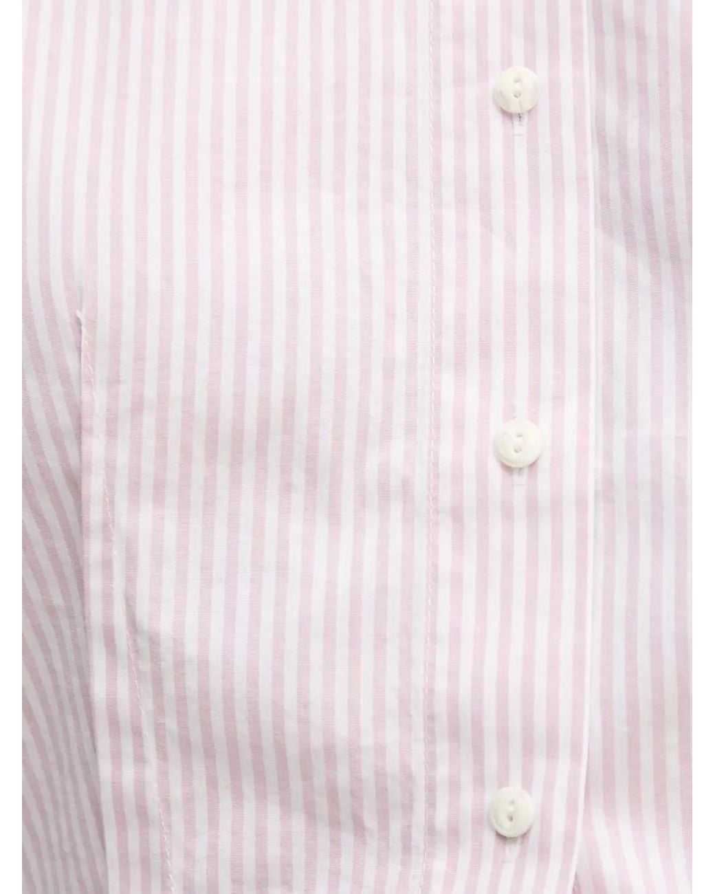 Benetton White Striped Shirt
