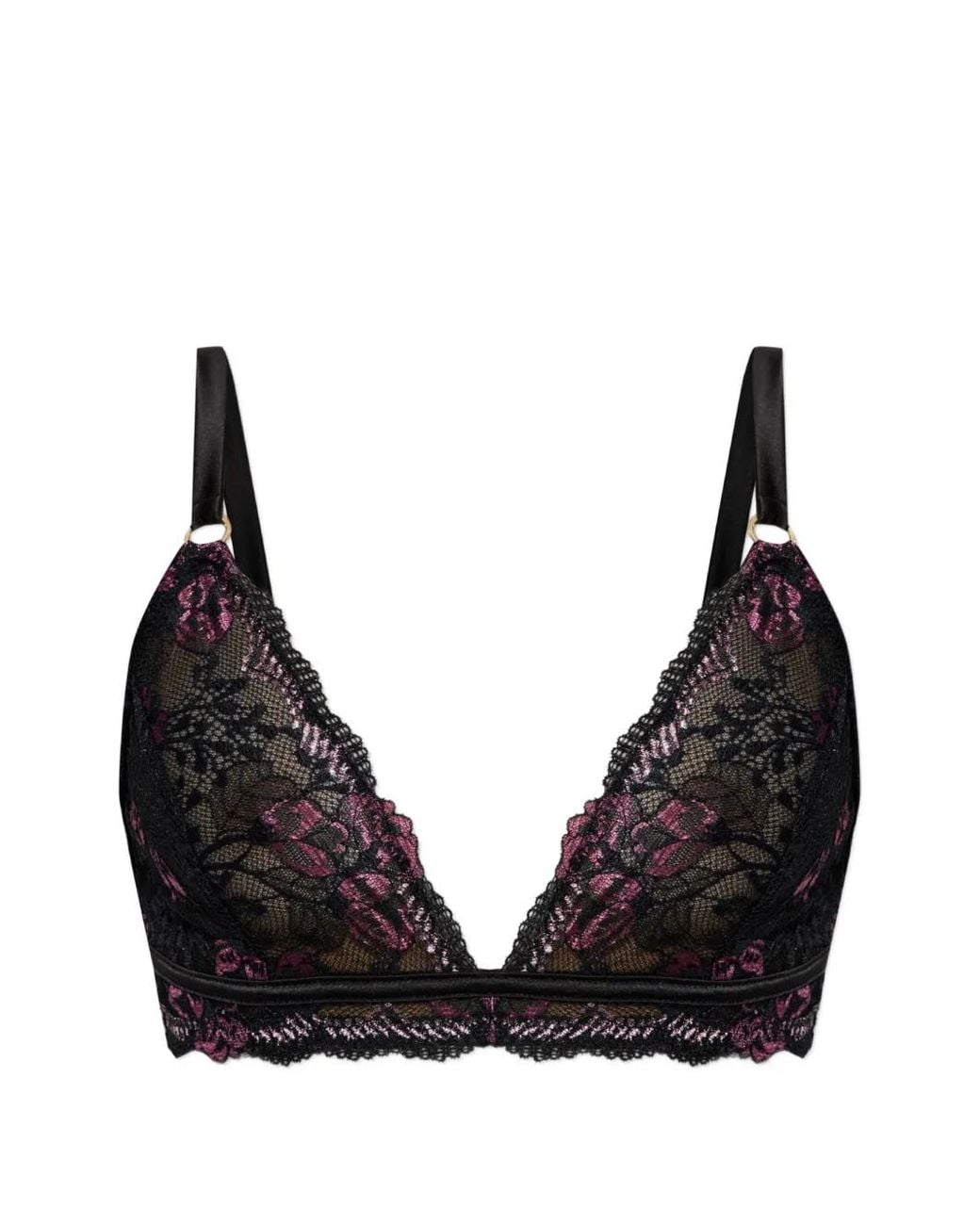 Heist Black Remi Lace Bralette