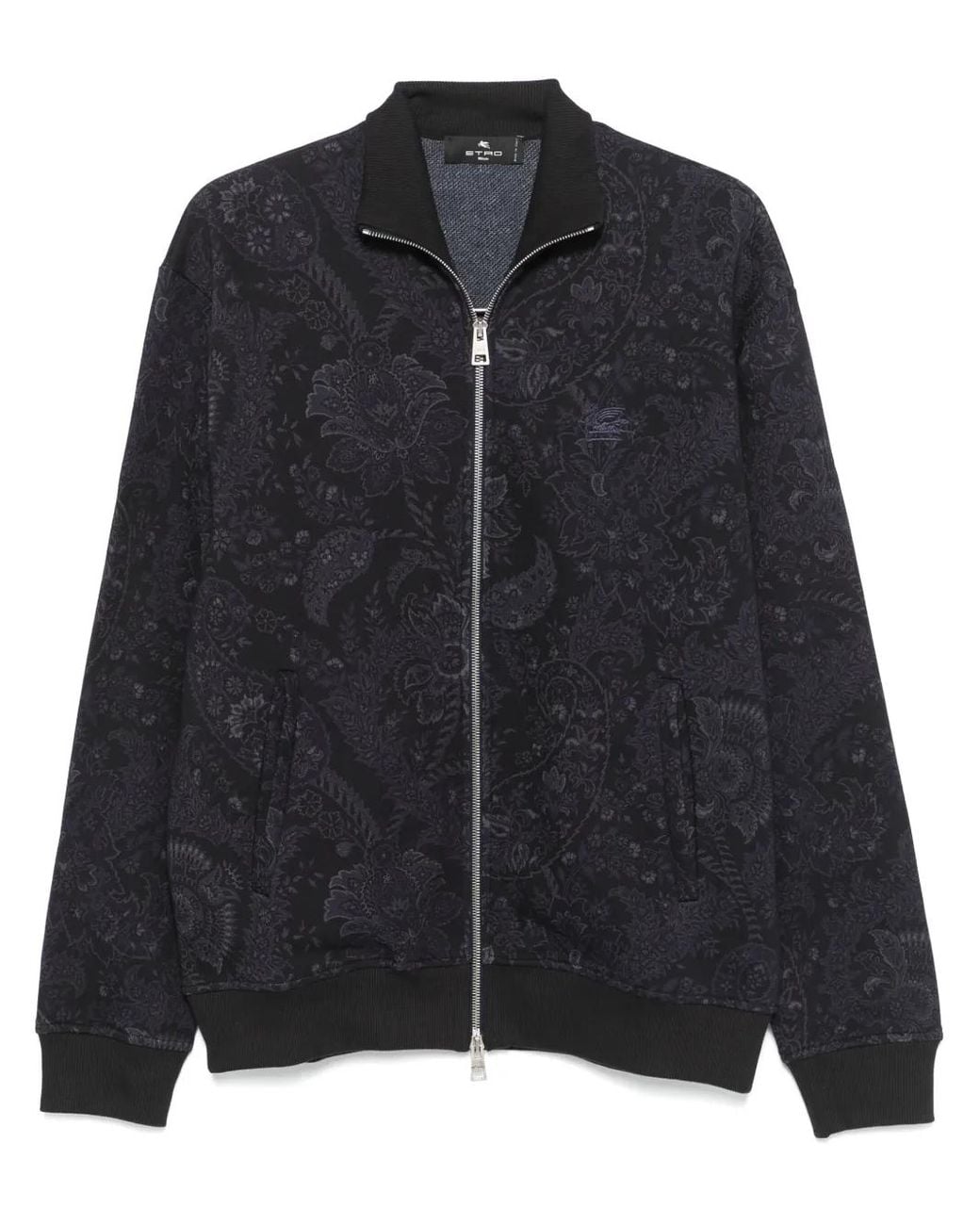 Etro Black Paisley-Print Sweatshirt for men