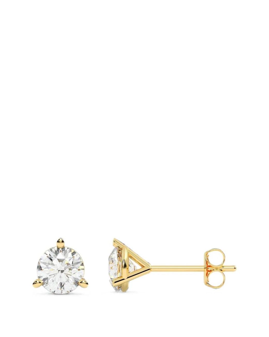 Diamond Essentials Metallic Laboratory-Grown Diamond Earrings