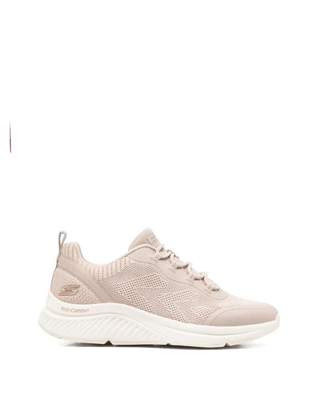 Skechers White Bobs Arch Comfort B Sweet