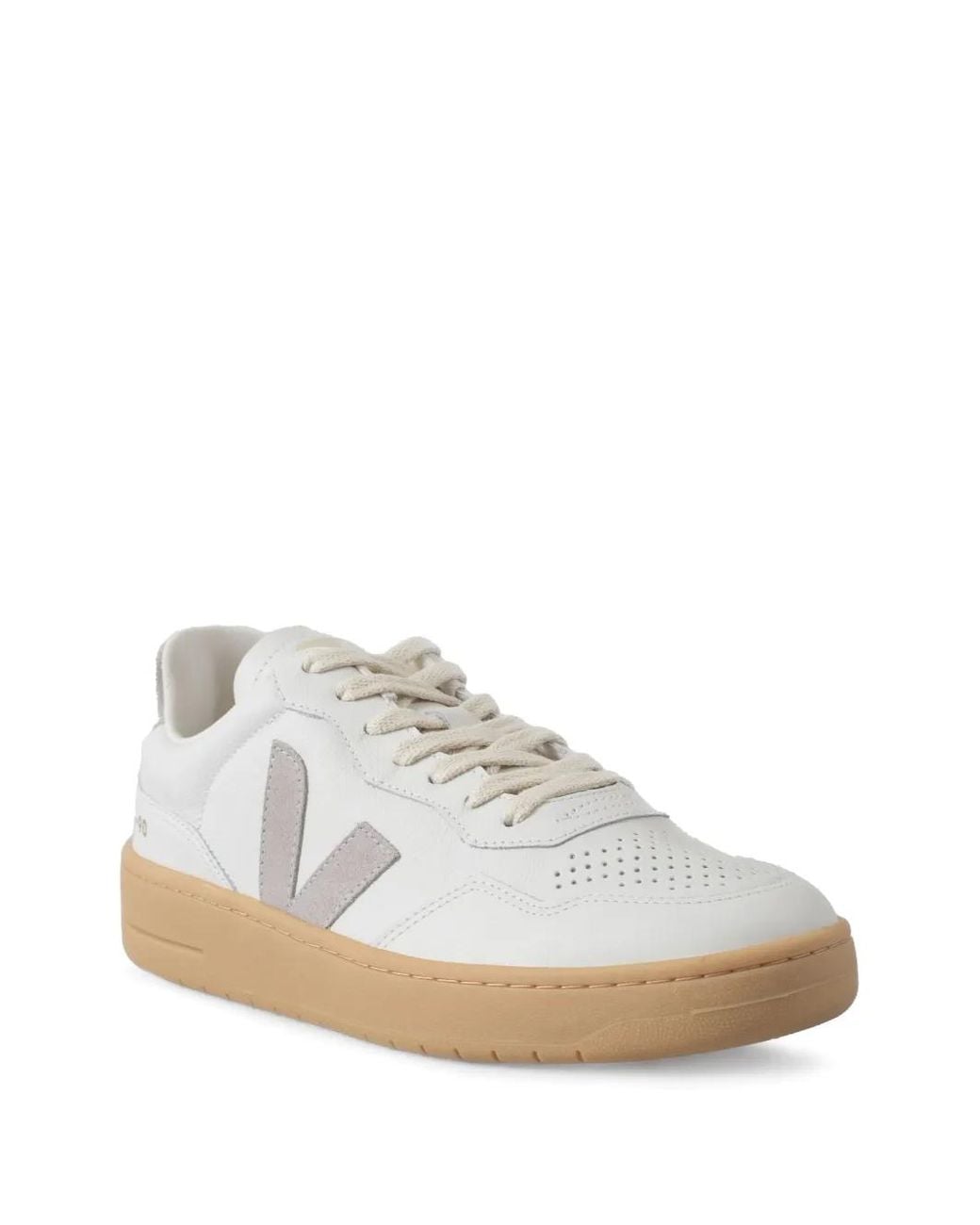 Veja White Leather Sneakers