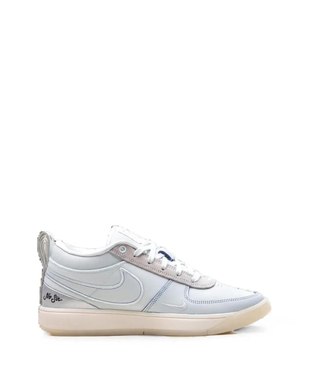 Nike White Book 1 Moss Point Sneakers for men