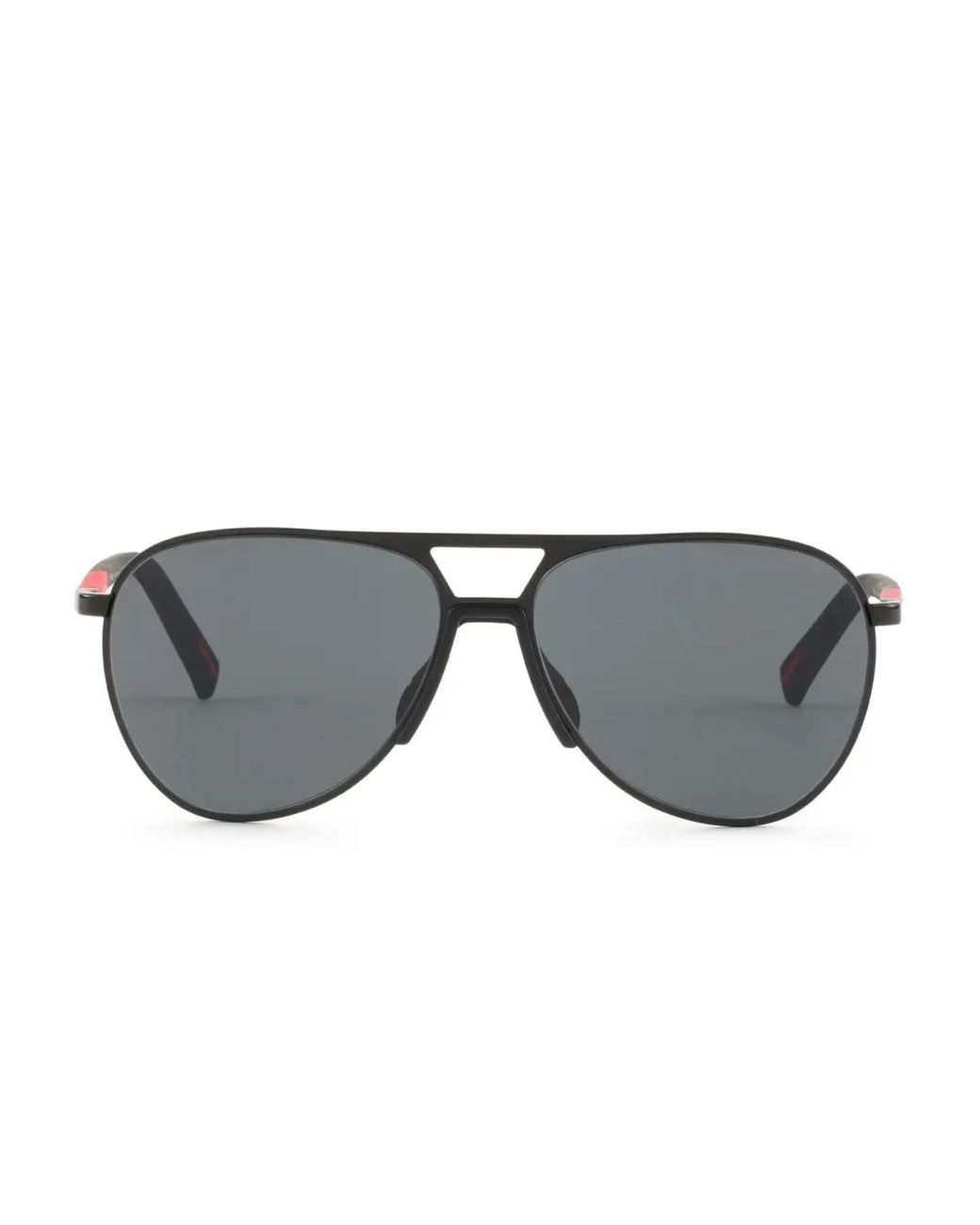 Prada Gray Linea Rossa Sunglasses for men