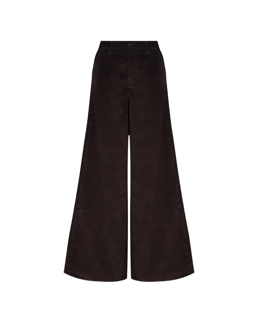 Lois Black Corduroy Palazzo Pants