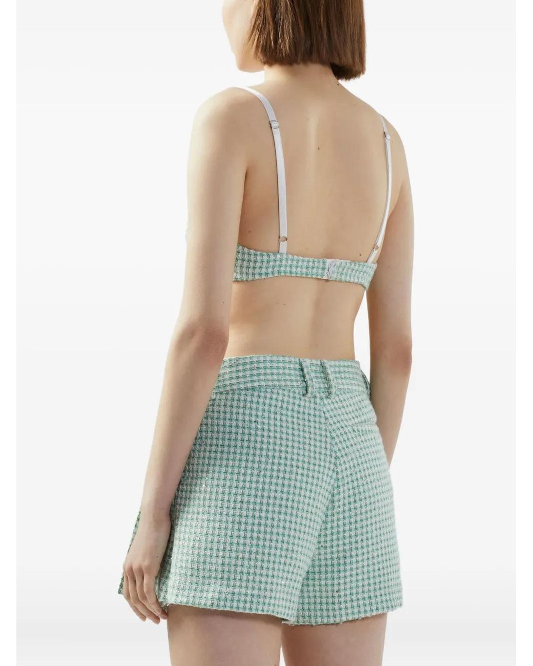 Top De Tweed Gcds de color Green
