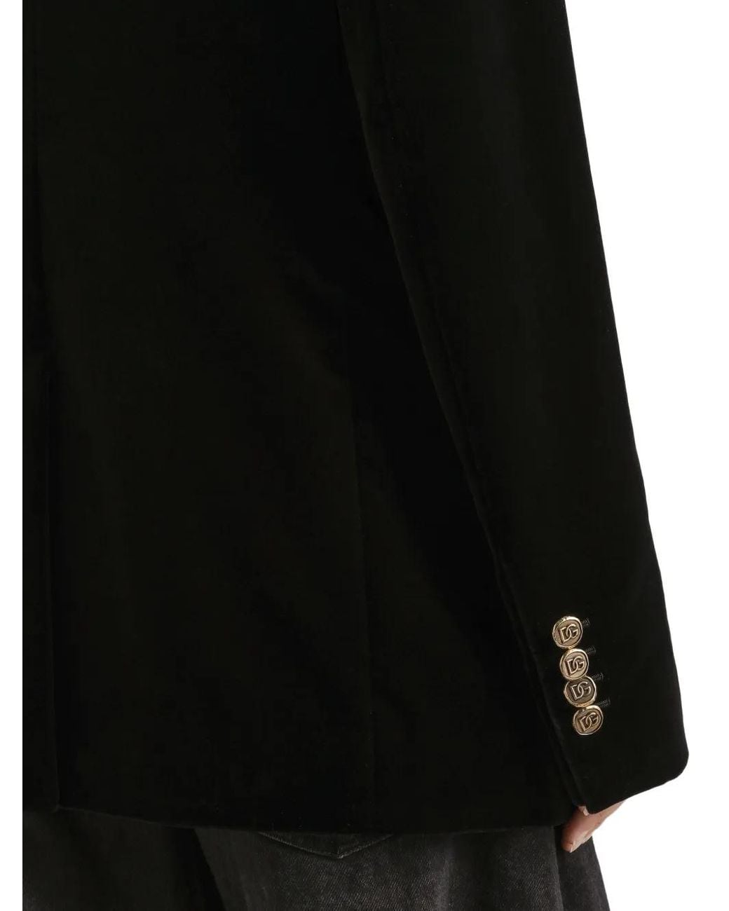 Dolce & Gabbana Fluwelen Jack in het Black