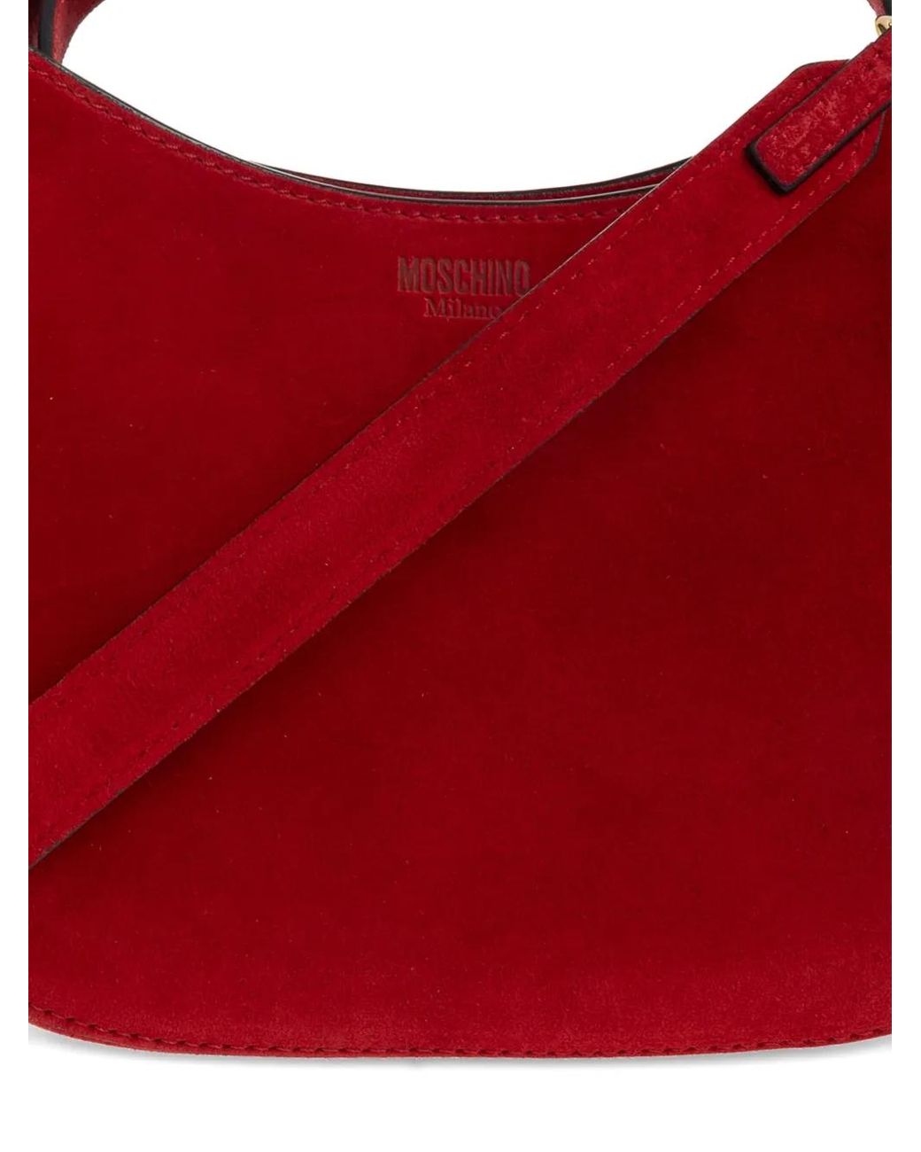Moschino Red Handle Me Bag