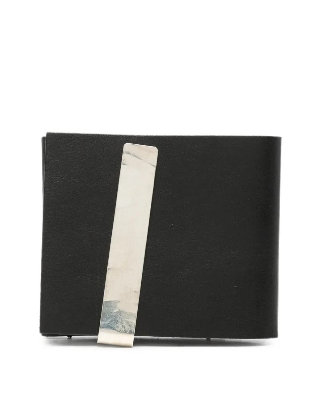 Werkstatt:münchen Black Clip Leather Card Case