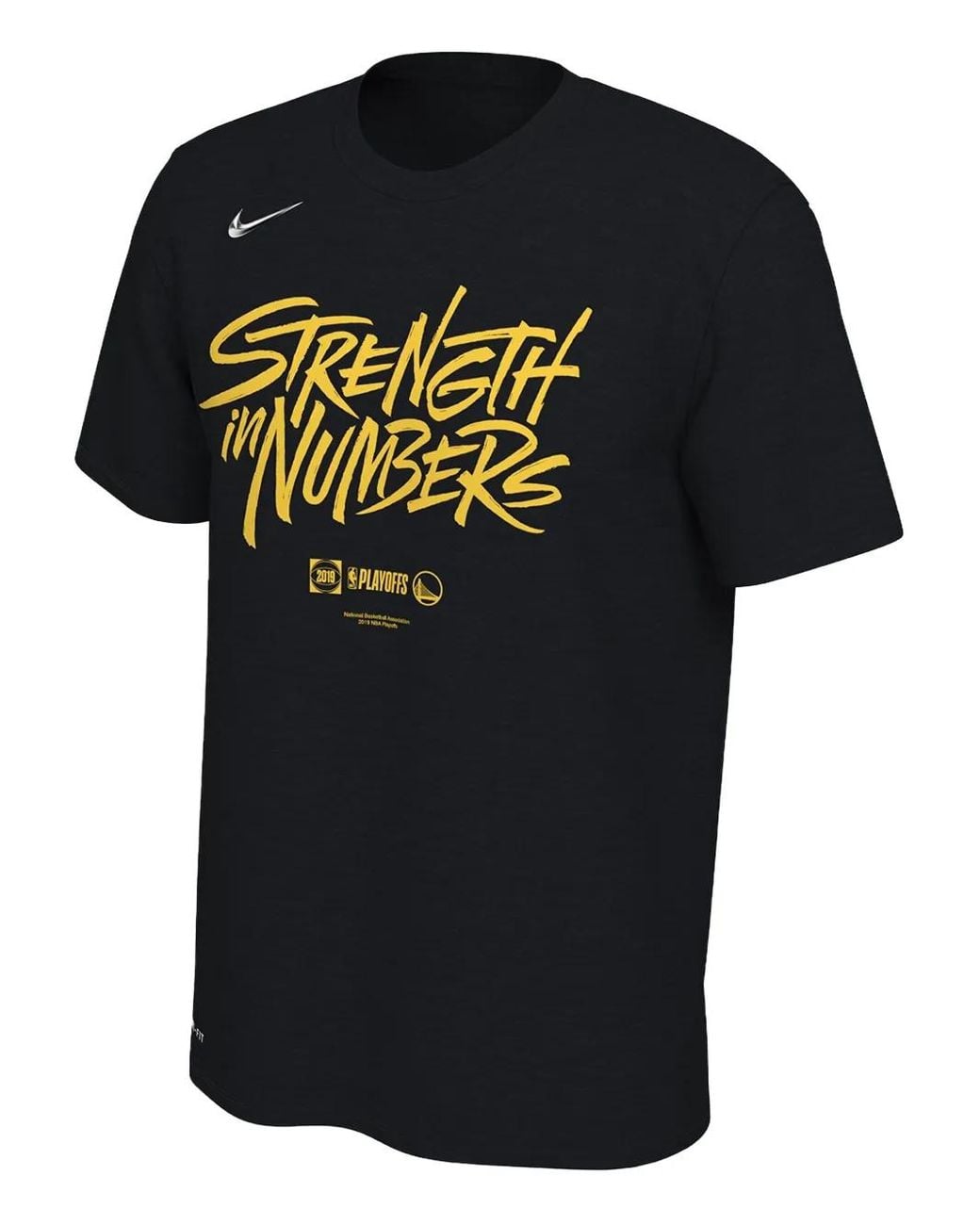Nike Black Golden State Warrior Dri-Fit T-Shirt for men
