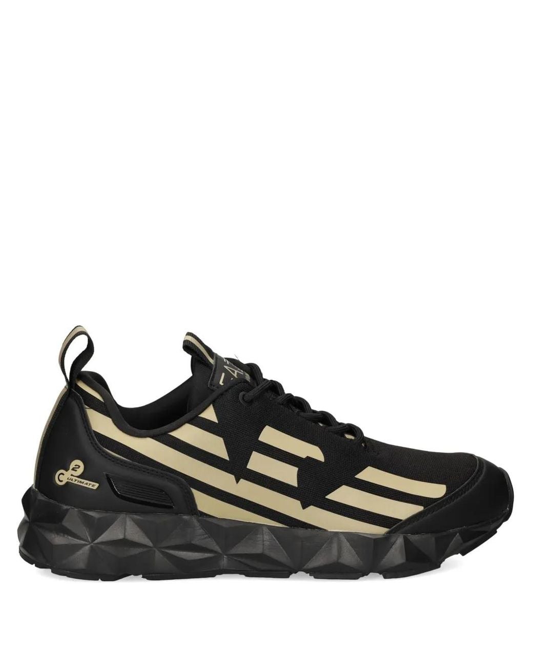 EA7 Sneakers Mit Logo-Print in Black für Herren
