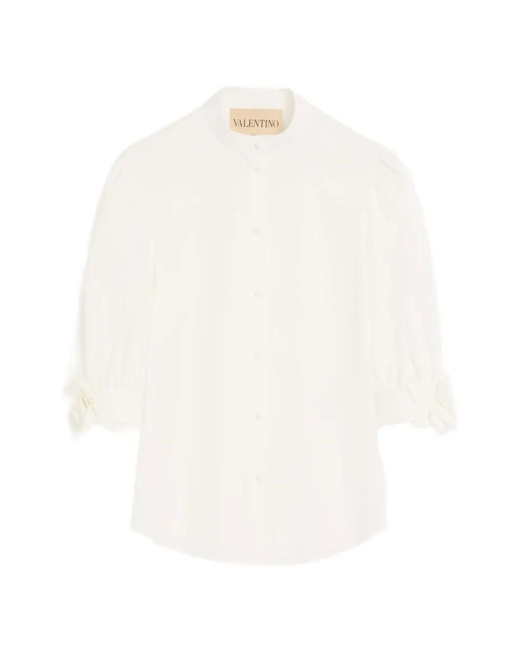 Valentino Garavani White Embroidered Poplin Shirt