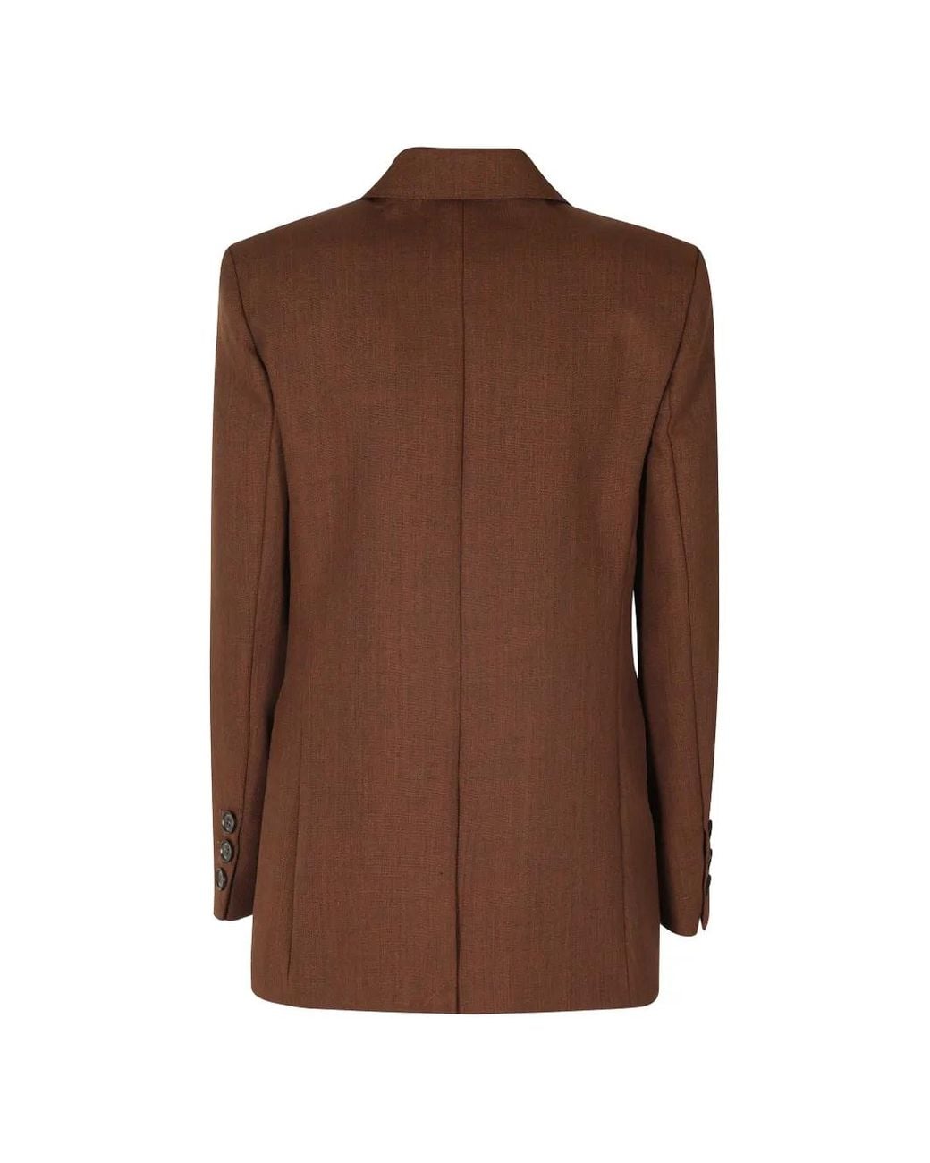 Elisabetta Franchi Brown Wool Jacket
