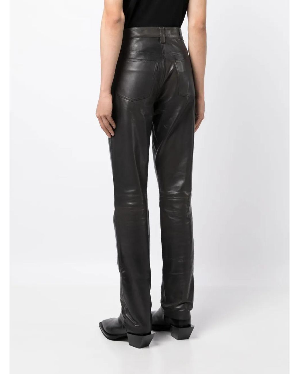 Stolen Girlfriends Club Gray Drum Solo Straight-Leg Trousers for men