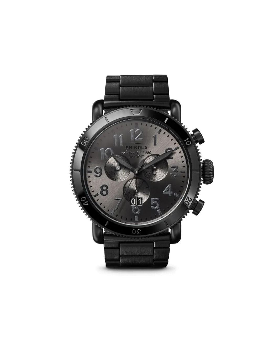 Shinola Black The Runwell Sport Chrono 48Mm for men