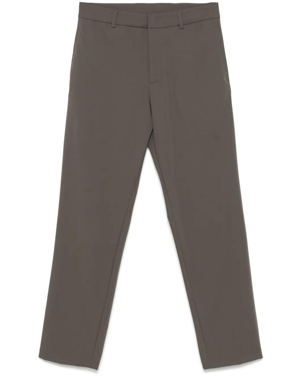 Emporio Armani Gray Tapered Trousers for men
