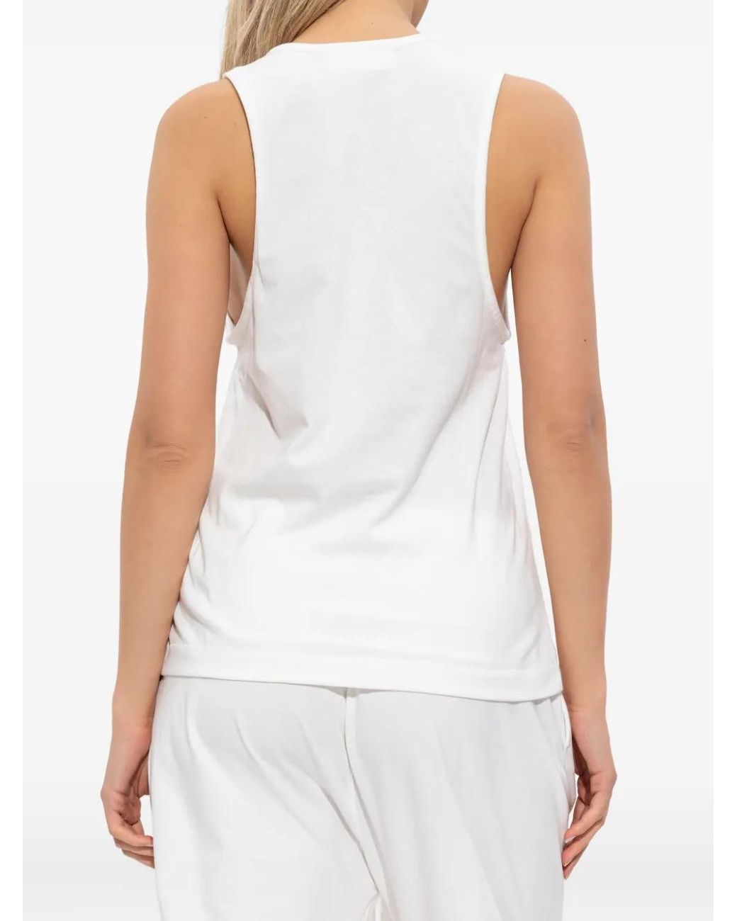 Fear Of God White Logo-Patch Tank Top