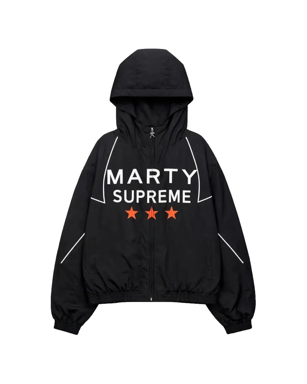 NAHMIAS Black Marty Supreme Hooded Jacket for men