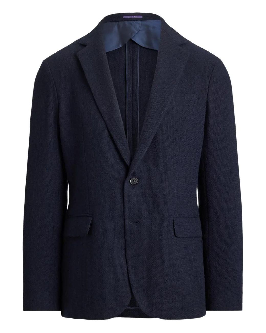 Ralph Lauren Blue Single-Breasted Cashmere Blazer for men
