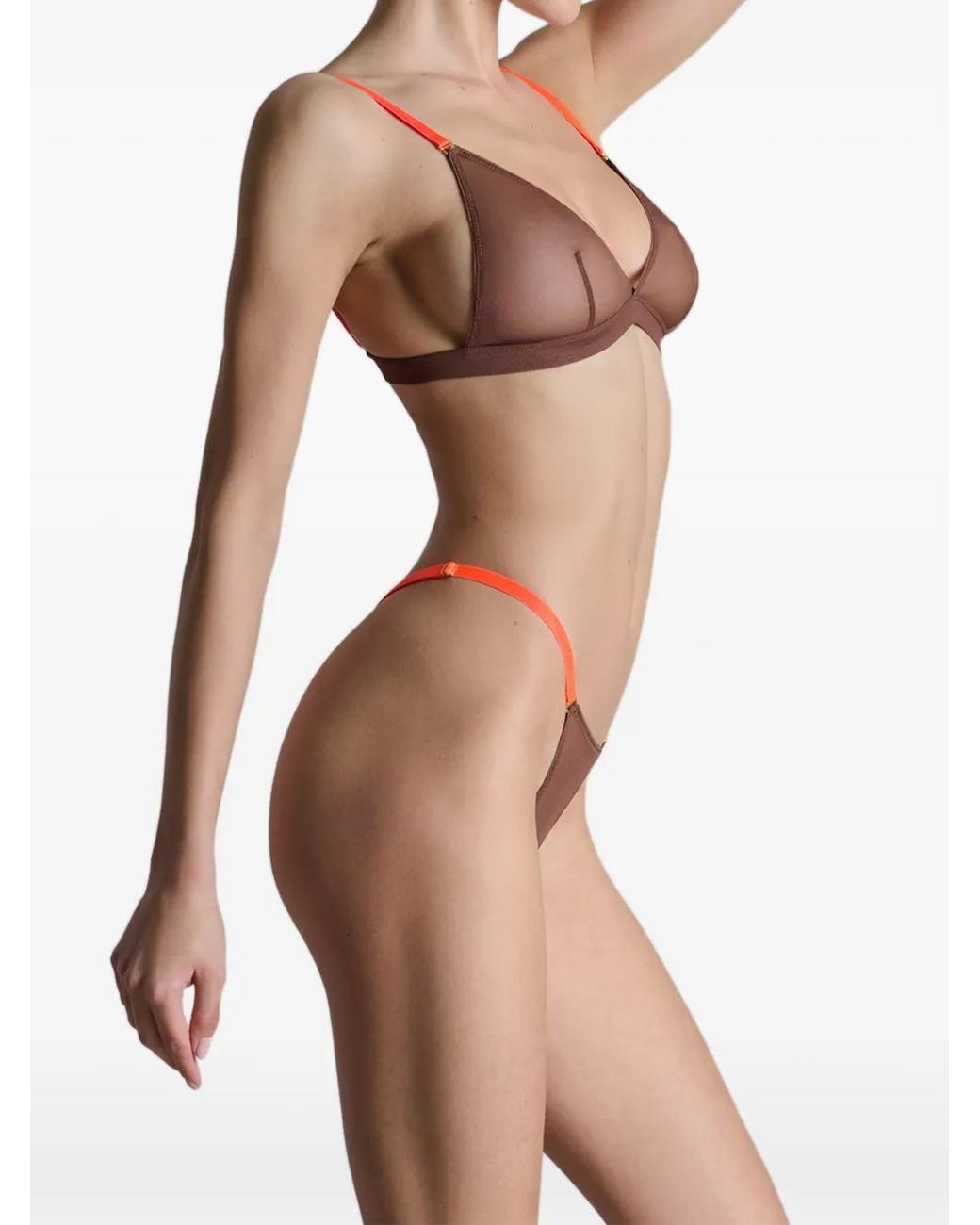 Maison Close Natural Corps À Corps Mesh Thong