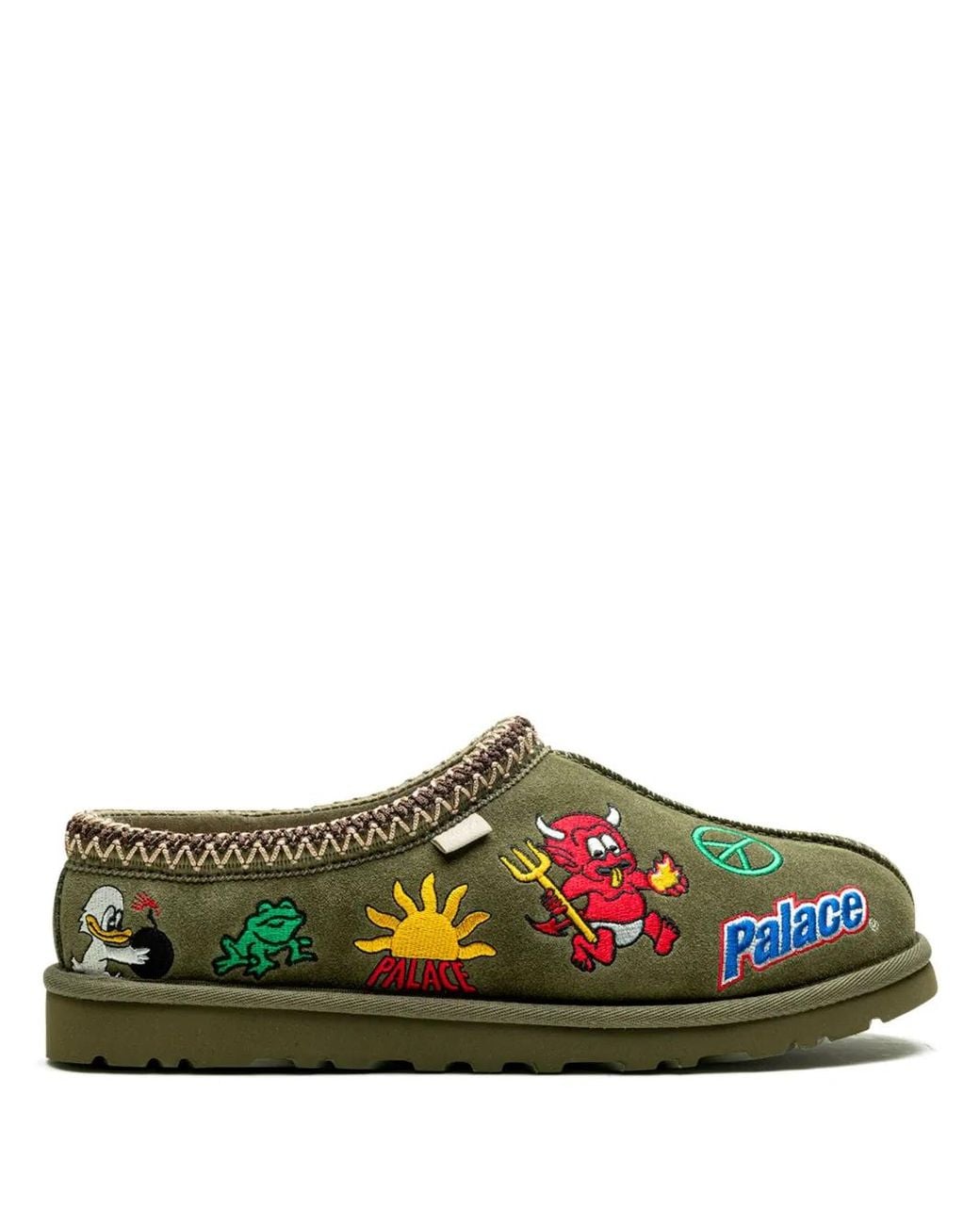Ugg Green X Palace "Burnt" Tasman Slippers for men