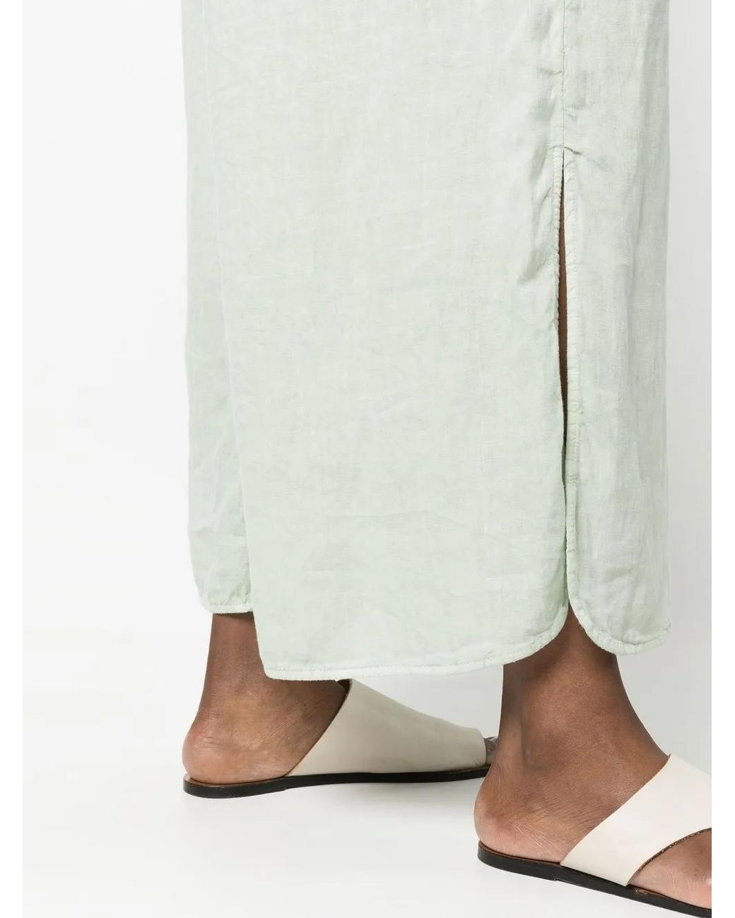 Fabiana Filippi Blue Drawstring Straight Trousers