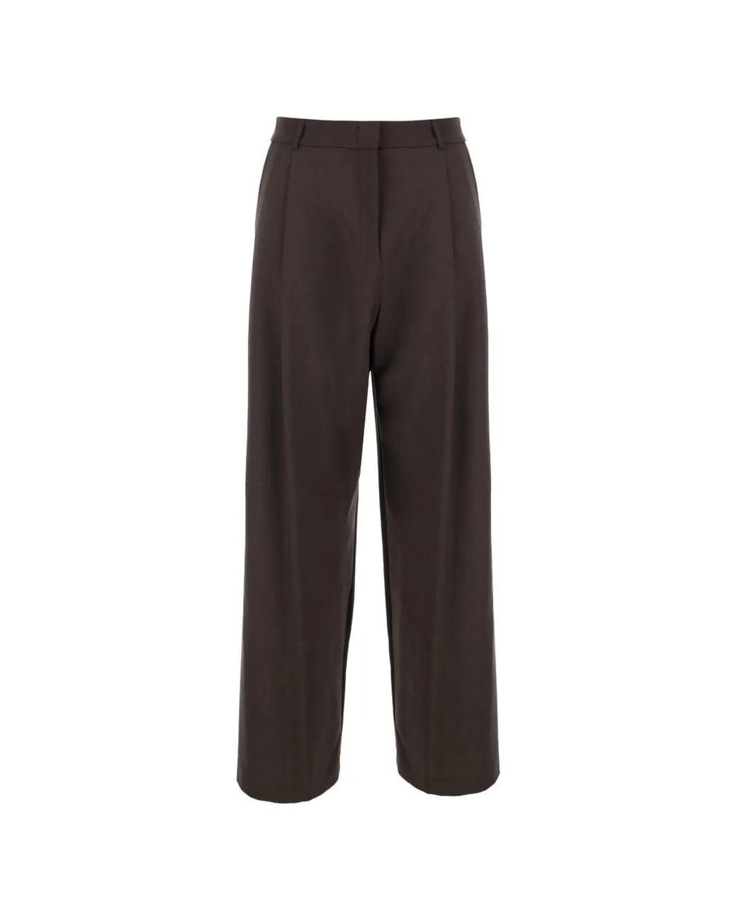 ..,merci Brown Pantalon À Plis