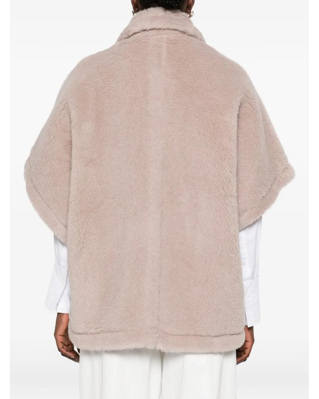 Max Mara Natural Tebe Faux-Fur Jacket