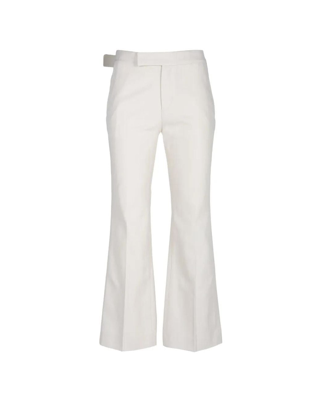 Maria McManus White Flared Trousers