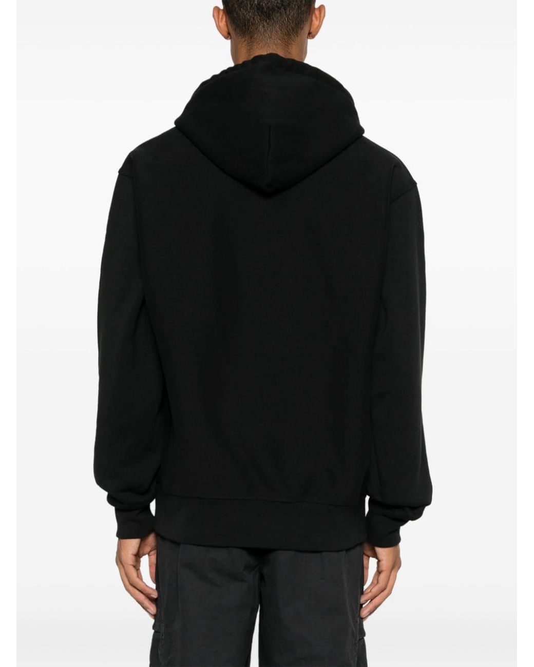 Stussy Thermal Stock Hoodie in Black | Lyst