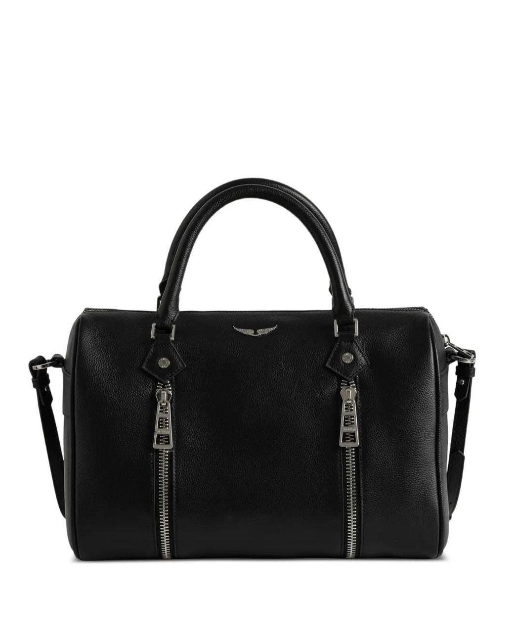 Zadig & Voltaire Black Medium Sunny Leather Tote Bag