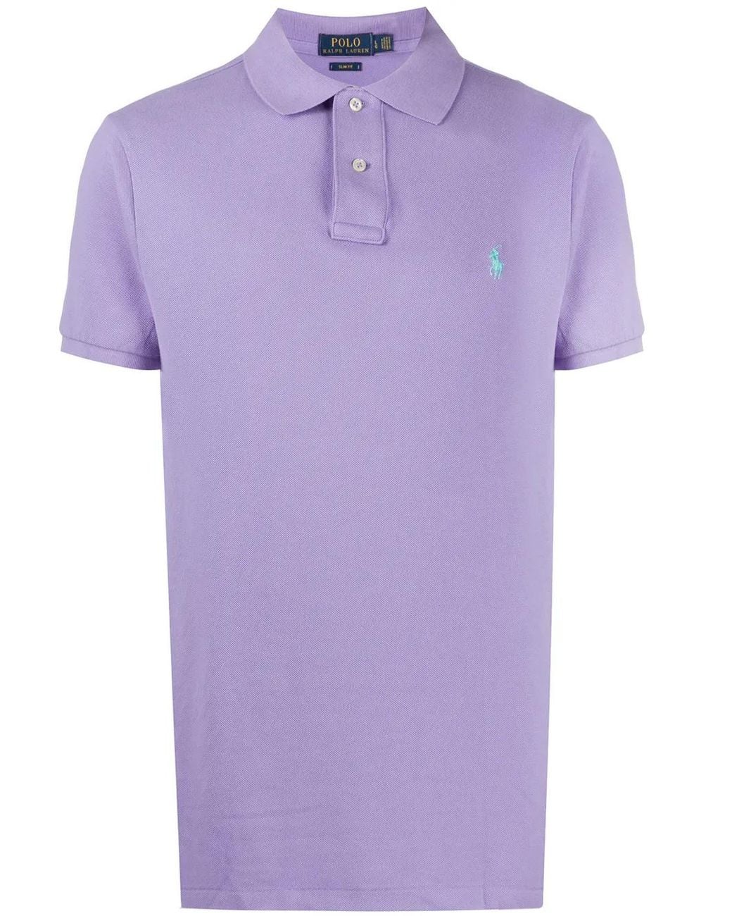Polo Ralph Lauren Purple Short Sleeves Knit Polo Shirt for men
